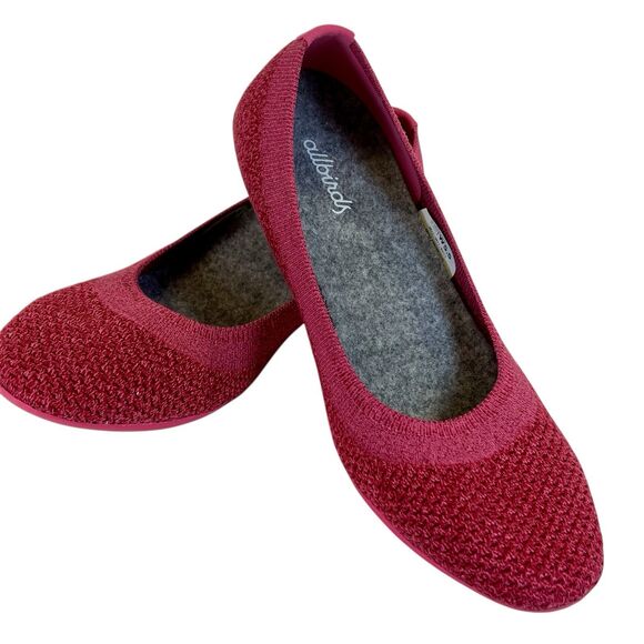Allbirds Shoes Women‎ 5. 5 Tree Breezer Lux Pink Slip On Ballet Flat Lightweight - Picture 1 of 10